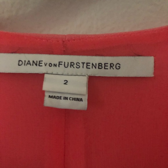 Coral DVF dress - Picture 5 of 9